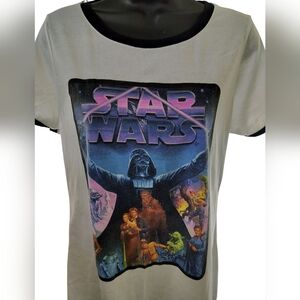 Her Universe Star Wars The Empire Strikes Back Poster Girls Ringer T-Shirt